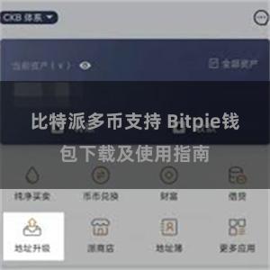 比特派多币支持 Bitpie钱包下载及使用指南