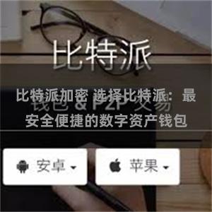 比特派加密 选择比特派：最安全便捷的数字资产钱包