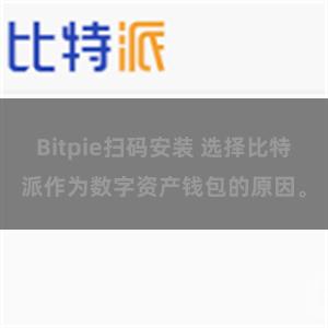 Bitpie扫码安装 选择比特派作为数字资产钱包的原因。