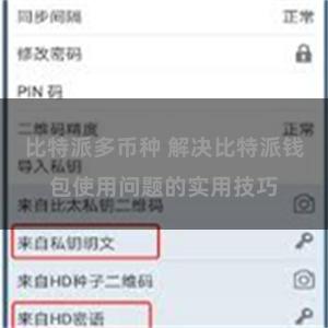 比特派多币种 解决比特派钱包使用问题的实用技巧