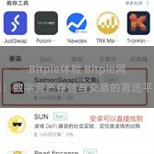 Bitpie体验 Bitpie网络：数字资产存储与交易的首选平台