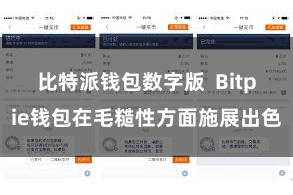 比特派钱包数字版  Bitpie钱包在毛糙性方面施展出色