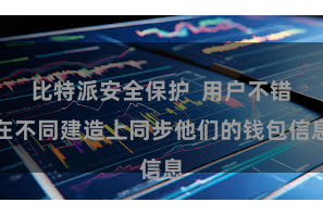 比特派安全保护  用户不错在不同建造上同步他们的钱包信息