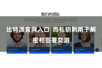 比特派官网入口  而私钥则用于解密和签署交游